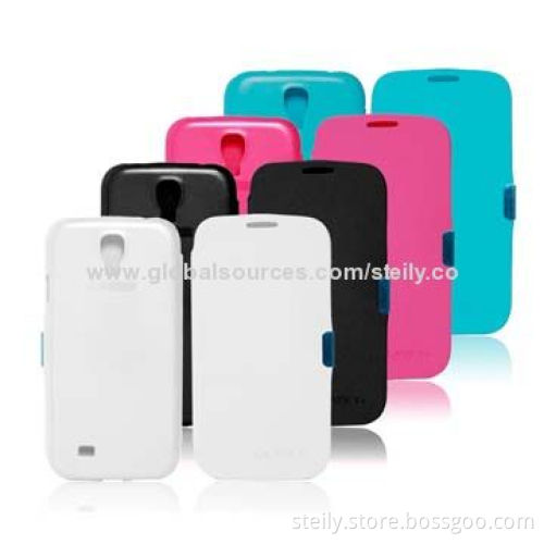 PU Leather Flip Case with Magnetic Buckle for Samsung Galaxy S4 i9500, Various Colors and Patterns